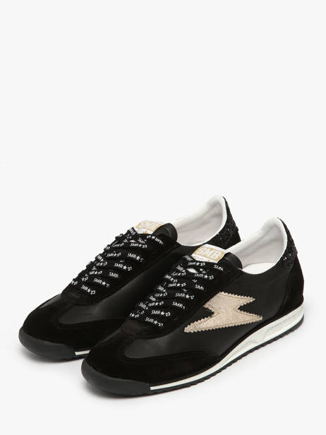 Sneakers Uit Leder Semerdjian Zwart women JOYCE ander zicht 1