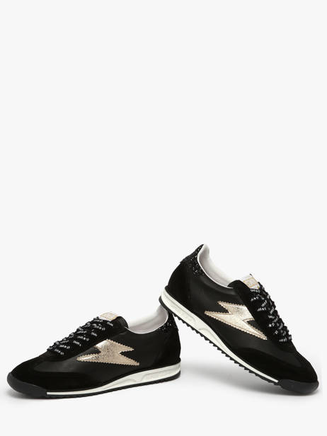 Sneakers Uit Leder Semerdjian Zwart women JOYCE ander zicht 2