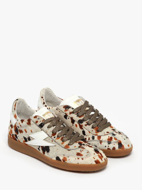 Sneakers Uit Leder Semerdjian Veelkleurig women ASLAN ander zicht 1
