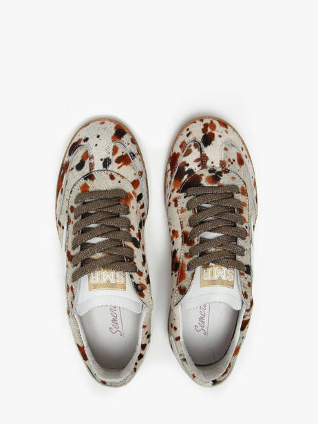 Sneakers Uit Leder Semerdjian Veelkleurig women ASLAN ander zicht 3