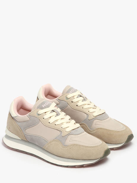 Sneakers Uit Leder Hoff Beige women 12402001 ander zicht 1