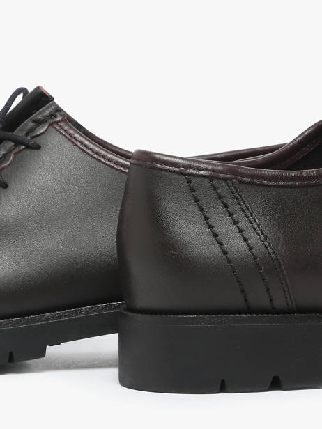 Derby Veterschoenen Uit Leder Kleman Rood women PADRINI ander zicht 3