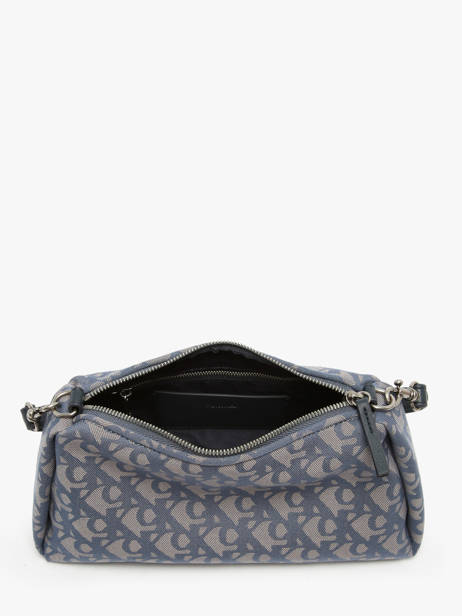 Schoudertas Monogram Gerecycleerd Polyester Calvin klein jeans Blauw monogram 4K3142G ander zicht 2