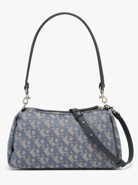 Schoudertas Monogram Gerecycleerd Polyester Calvin klein jeans Blauw monogram 4K3142G ander zicht 3