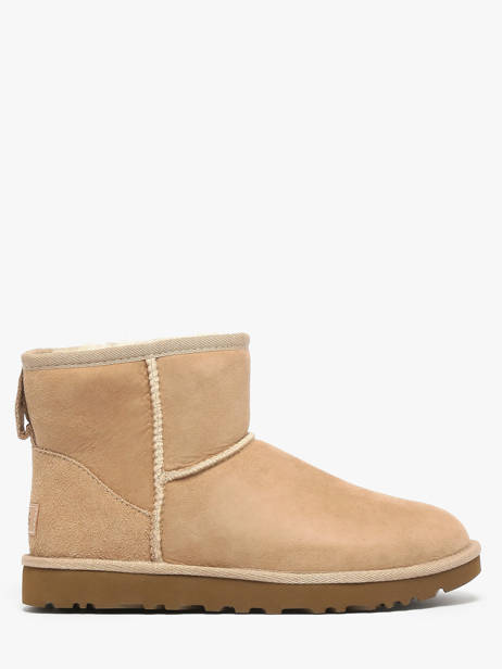 Classic Mini Ii Laarzen Uit Leder Ugg Beige women 1016222