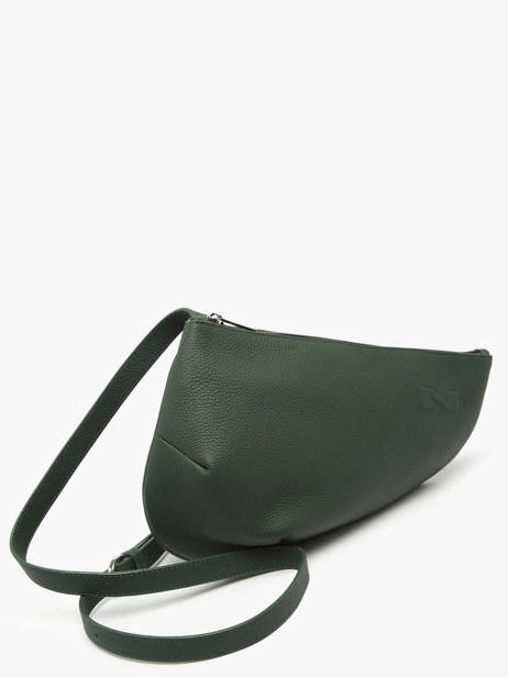 Cross Body Tas Large City Perle Leder Nathan baume Groen n city 1 ander zicht 2