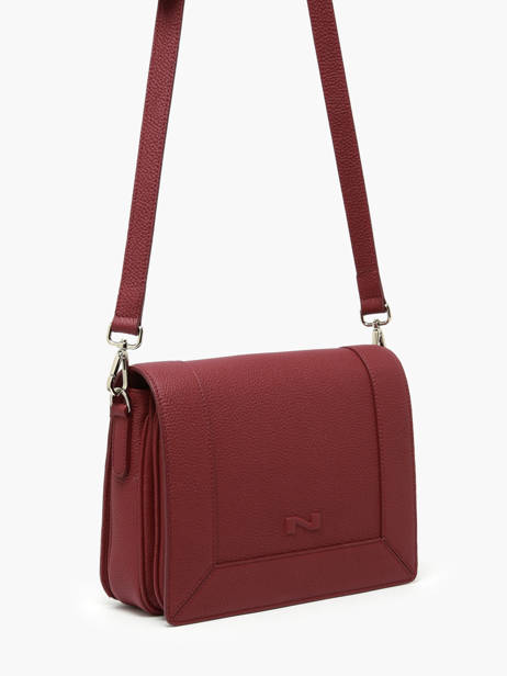 Cross Body Tas Rotterdam Leder Nathan baume Violet mondrian 3 ander zicht 1