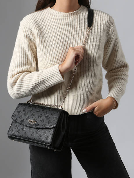 Cross Body Tas Phoebe Guess Zwart phoebe PD966521 ander zicht 1