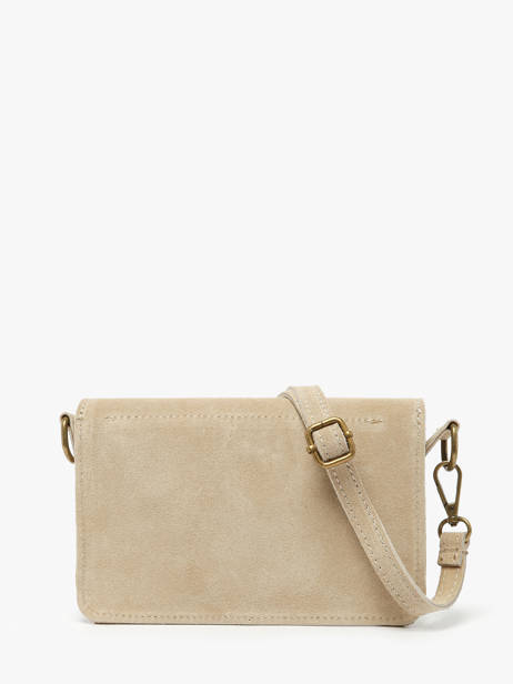 Cross Body Tas Velvet Milano Beige velvet VE260612 ander zicht 4