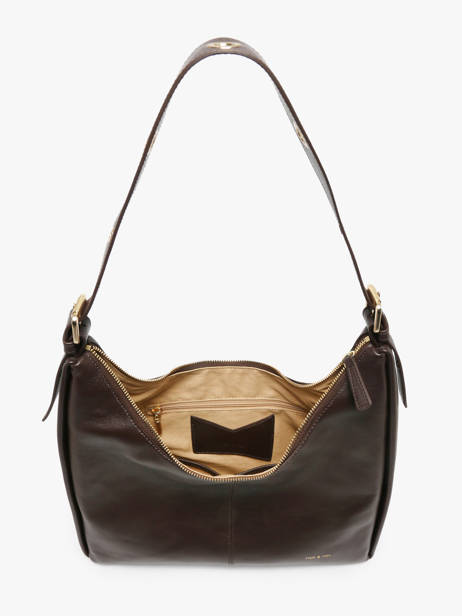 Schoudertas Tina Glad Leder Nat et nin Bruin vintage TINA ander zicht 3