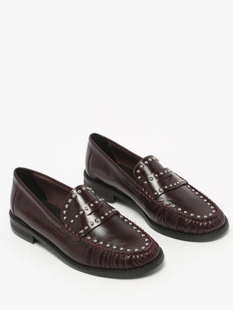 Mocassins Uit Leder Inuovo Bruin women LFG005 ander zicht 1