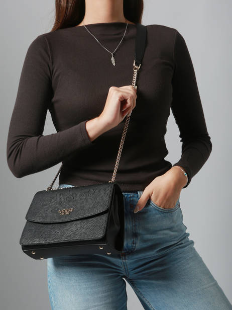 Cross Body Tas Calista Guess Zwart calista BG733421 ander zicht 1