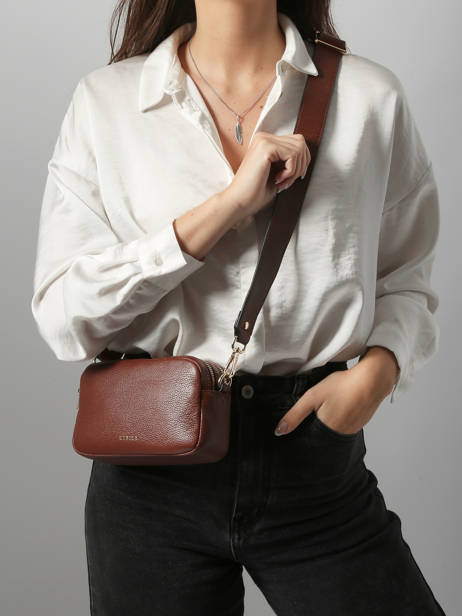 Cross Body Tas Tradition Leder Etrier Bruin tradition ETRA141S ander zicht 1