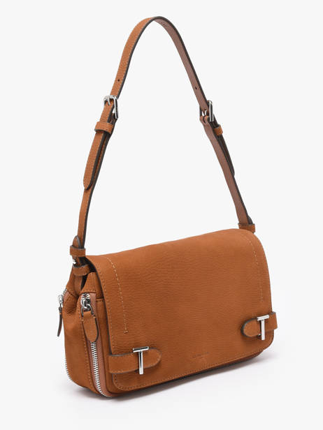 Cross Body Tas Simone Leder Le tanneur Bruin simone TMON1203 ander zicht 2