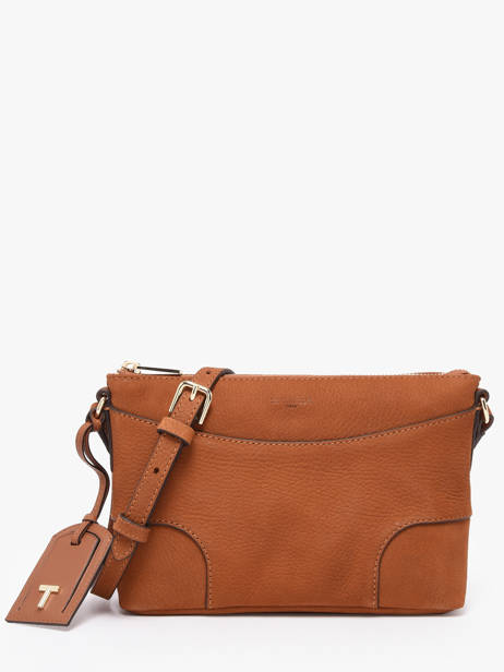 Cross Body Tas Romy Leder Le tanneur Bruin romy TROM1102