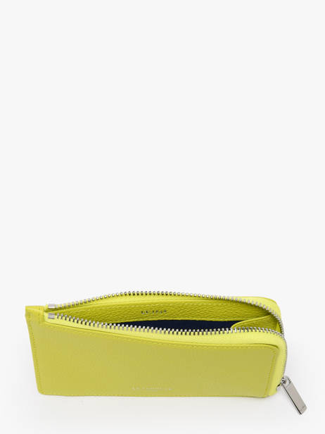 Kaarthouder Emilie Leder Le tanneur Geel emily TEMI3553 ander zicht 1