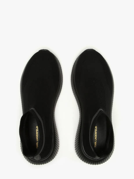 Sok Sneakers Kreeper Run Mid Karl lagerfeld Zwart women KL64444 ander zicht 3