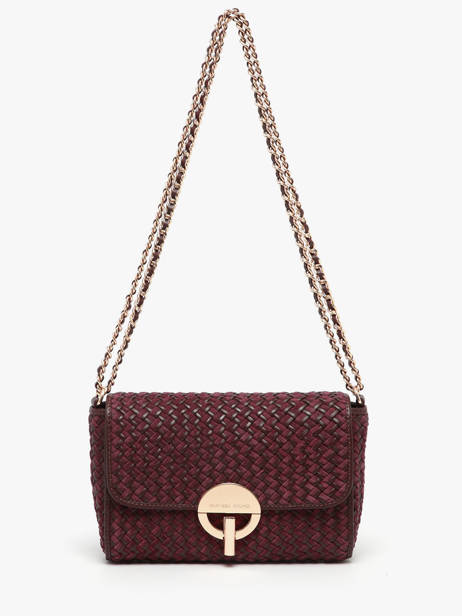 Cross Body Tas Moon Leder Vanessa bruno Violet moon 5V40533 ander zicht 1