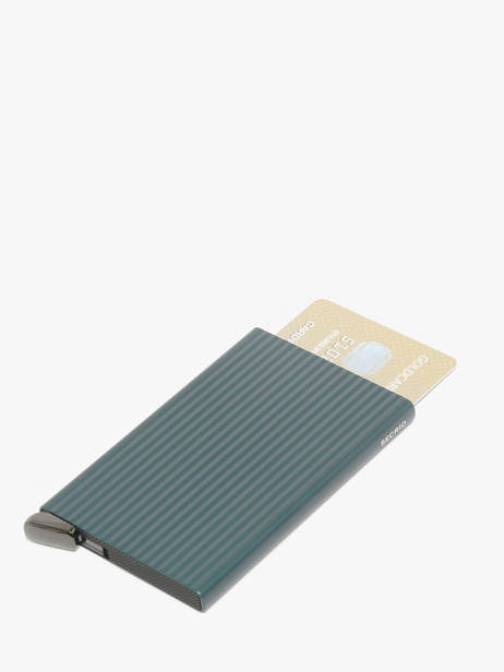 Kaarthouder Fluted Secrid Blauw fluted CFL ander zicht 1