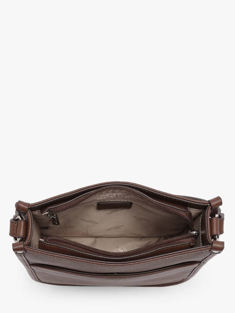 Cross Body Tas Confort Leder Hexagona Bruin confort 466120 ander zicht 2