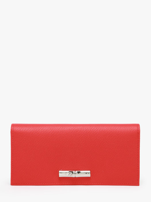Longchamp Le roseau Portefeuille Rood