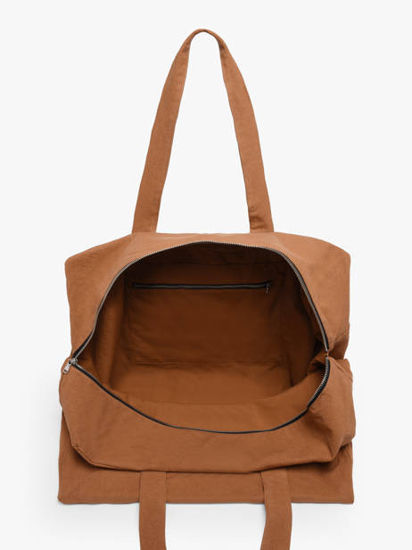 Schoudertas Elzevir Gerecycleerd Katoen Rivedroite Bruin timeless ELZEVTIM ander zicht 3