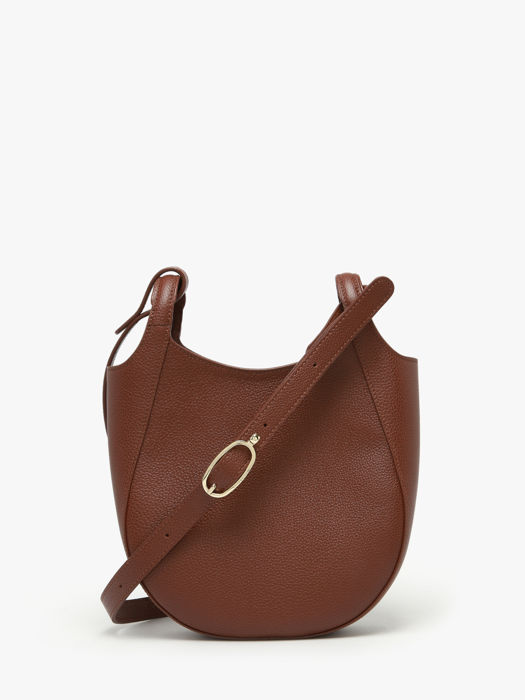 Longchamp Le foulonné Cross bodytas Bruin