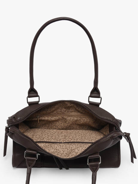 Schoudertas A4 Formaat Grained Miniprix Bruin grained F8533 ander zicht 2