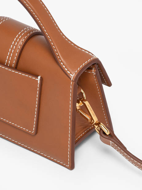 Preloved Mini Bambino Cross Body Tas Leder Jacquemus Bruin second life 1560098 ander zicht 3