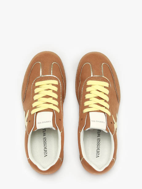 Sneakers Vanessa wu Bruin women BK2837CM ander zicht 3