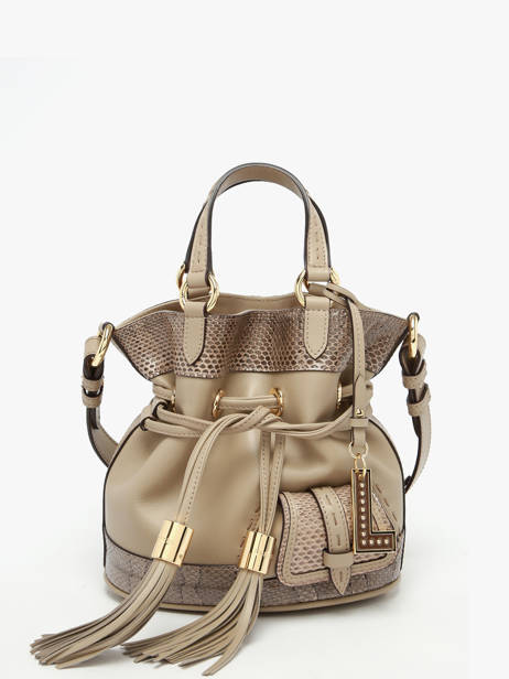 Bucket Bag S Premier Flirt Ayers Leder Lancel Bruin premier flirt A14014 ander zicht 2