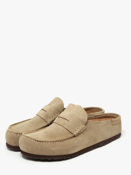 Mocassins Uit Leder Birkenstock Bruin men 1029675 ander zicht 1