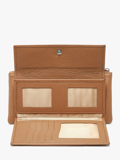 Portefeuille Caviar Leder Crinkles Bruin caviar 14104 ander zicht 2