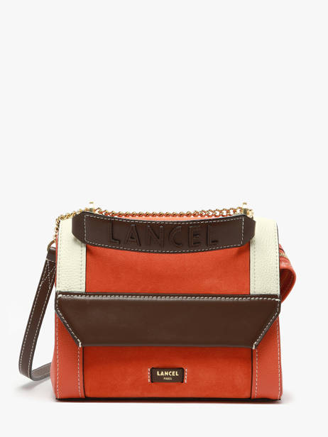 Cross Body Tas Ninon Color Block Leder Lancel Oranje ninon A13370