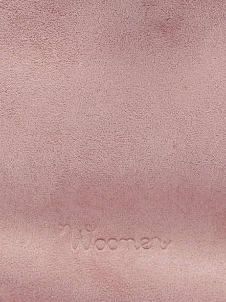 Schoudertas Maranta Fluweel Woomen Roze maranta WMAT11 ander zicht 4