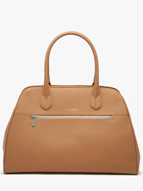 Schoudertas Barbara Leder Nathan baume Bruin state 1 ander zicht 4