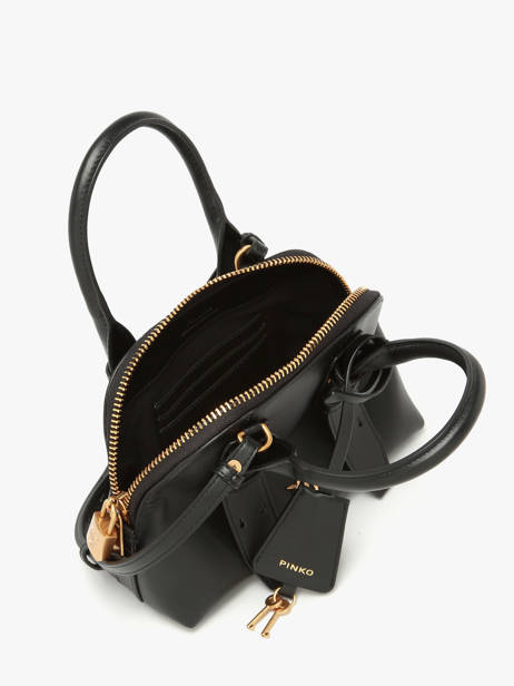 Cross Body Tas Love Bag Icon Leder Pinko Zwart love bag icon 5333A0QO ander zicht 4