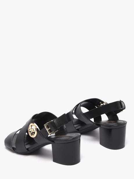 Sandalen Met Hak Uit Leder Michael kors Zwart women EMS1L001 ander zicht 2