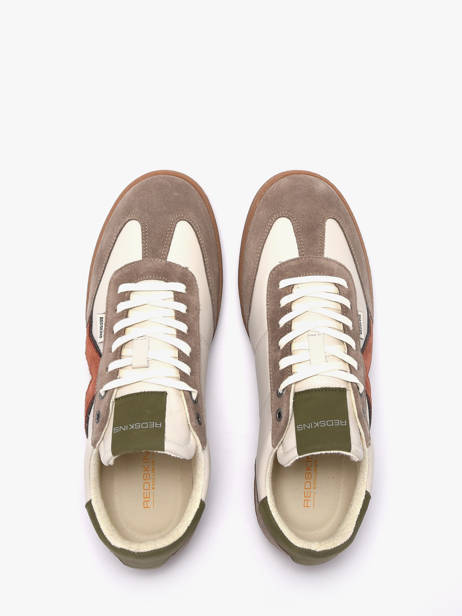 Sneakers Uit Leder Redskins Beige men ELDORADO ander zicht 3