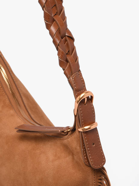 Schoudertas Jess Leder Vanessa bruno Bruin jess 32V40916 ander zicht 5