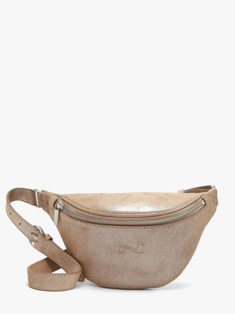 Heuptasje Small Derby Glitter Leder Nathan baume Bruin n city 25GT