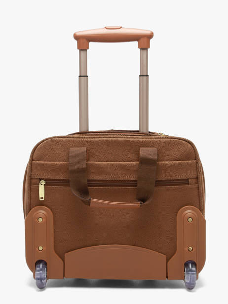 Pilot Case Op Wieltjes Snowball Bruin business 12040 ander zicht 5
