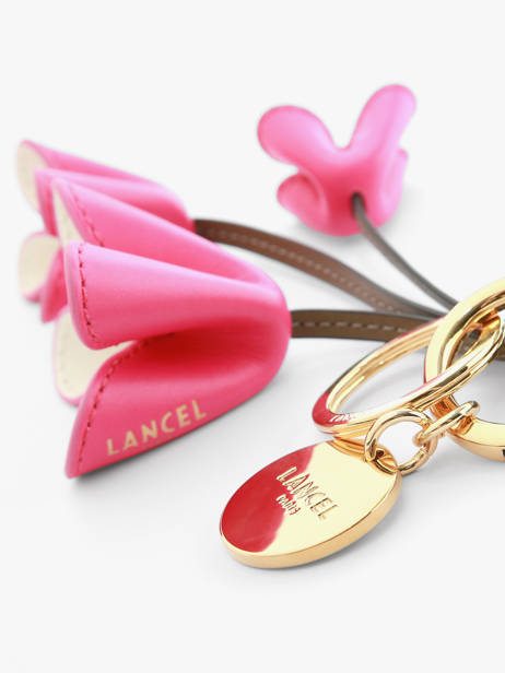 Bag Charm Tutti Fleuri Leder Lancel Roze charms A14117 ander zicht 2