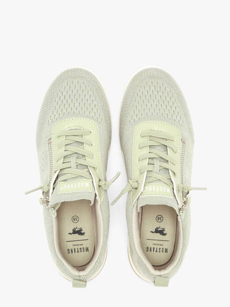 Sneakers Mustang Groen women M0582002 ander zicht 3