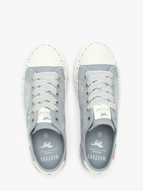 Sneakers Mustang Blauw women M0152003 ander zicht 3