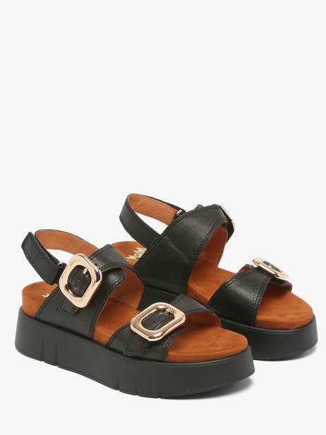 Sandalen Uit Leder Mam'zelle Zwart women CSGNQ06 ander zicht 1