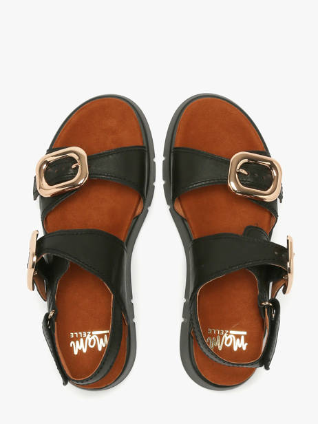 Sandalen Uit Leder Mam'zelle Zwart women CSGNQ06 ander zicht 3
