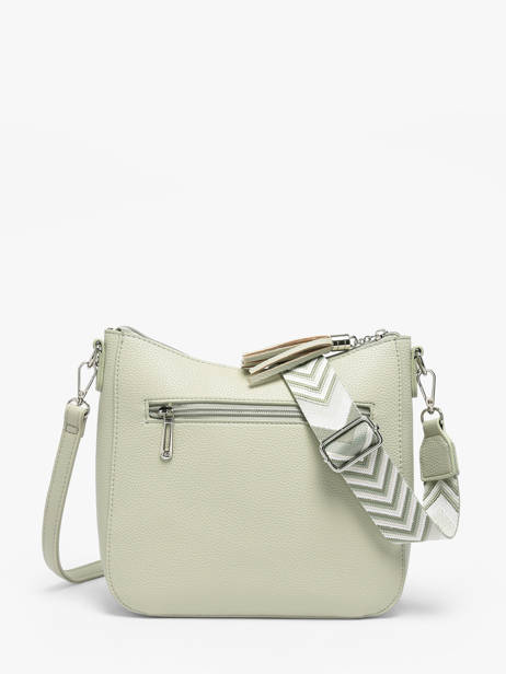 Cross Body Tas Grained Miniprix Groen grained F8575 ander zicht 2