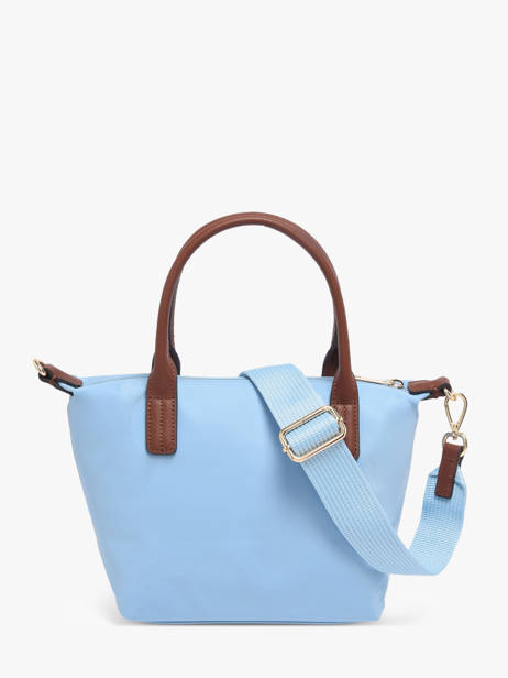 Cross Body Tas Popette Nylon Tommy hilfiger Blauw popette AW17709 ander zicht 3