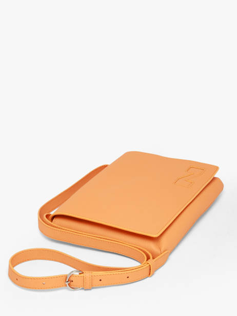 Cross Body Tas Brugge Leder Nathan baume Oranje n city 2 ander zicht 1